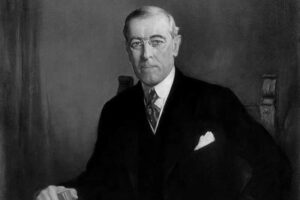 painting of Woodrow Wilson
